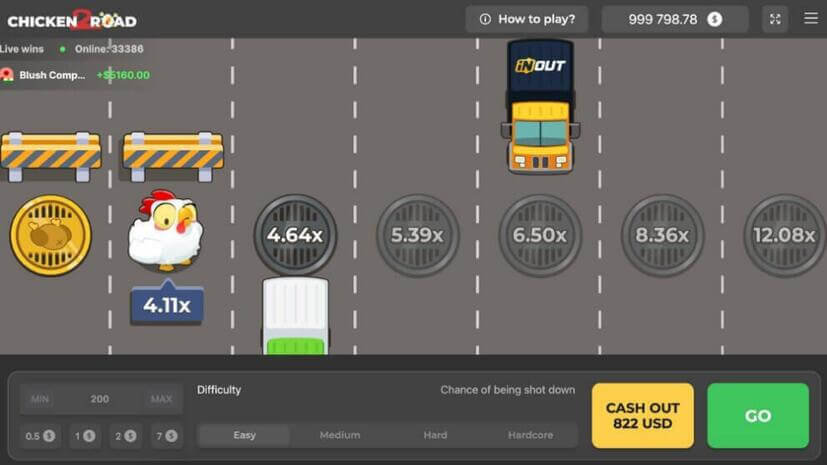 Chicken Road  2 Casino Online Game Interface
